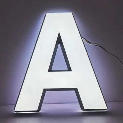 Acrylic Mini Channel Letters sign – Custom LED Illuminated Sign for Storefronts, Retail Shops, Salons & Indoor Business Branding