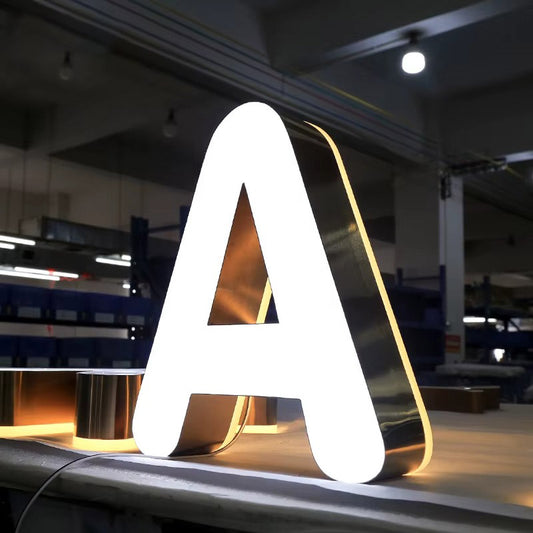 Trimless Face & Backlit Channel Letter Signs are ideal signage solutions for ,shopping malls, restaurants, cafés, salons, hotels, offices,  barsand high-end commercial buildings.
