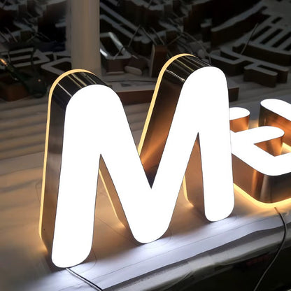 Trimless Face & Backlit Channel Letter Signs are ideal signage solutions for ,shopping malls, restaurants, cafés, salons, hotels, offices,  barsand high-end commercial buildings.