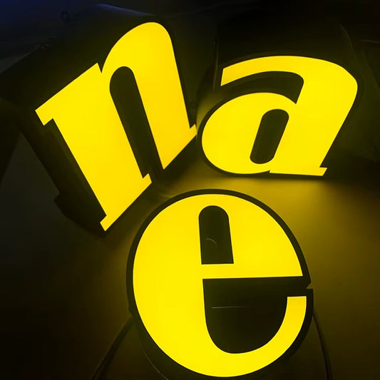 Custom Stainless Steel Trim Face-Lit Channel Letters Sign
