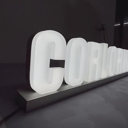 Custom 3D Frosted FaceLit letter sign — Storefront Advertising & Signage Production