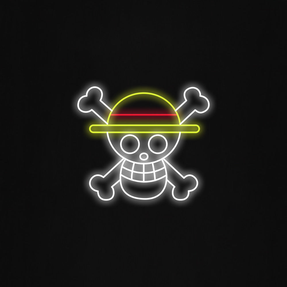 One Piece skull LED Neon Sign