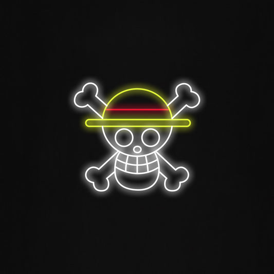 One Piece skull LED Neon Sign