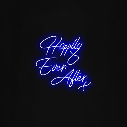 happily ever after X  LED Neon Sign