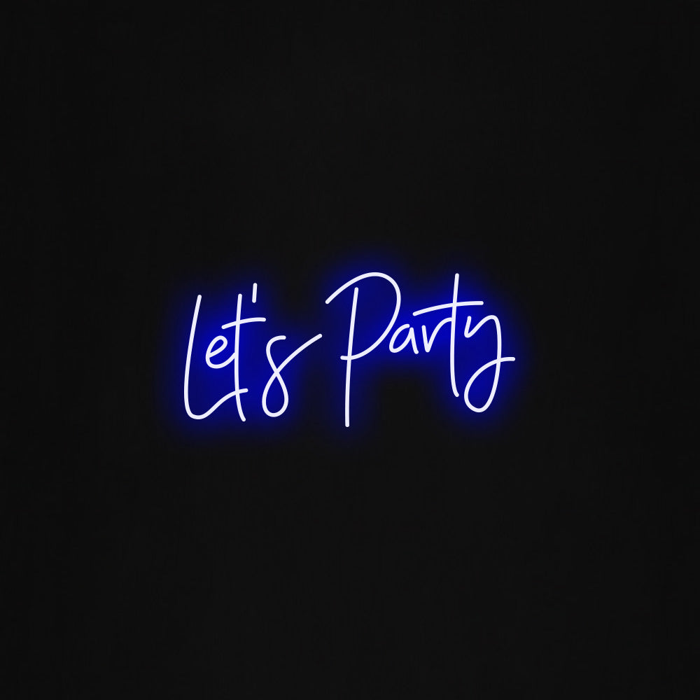 let's party  LED Neon Sign