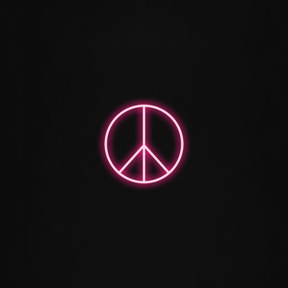 Peace sign LED Neon Sign