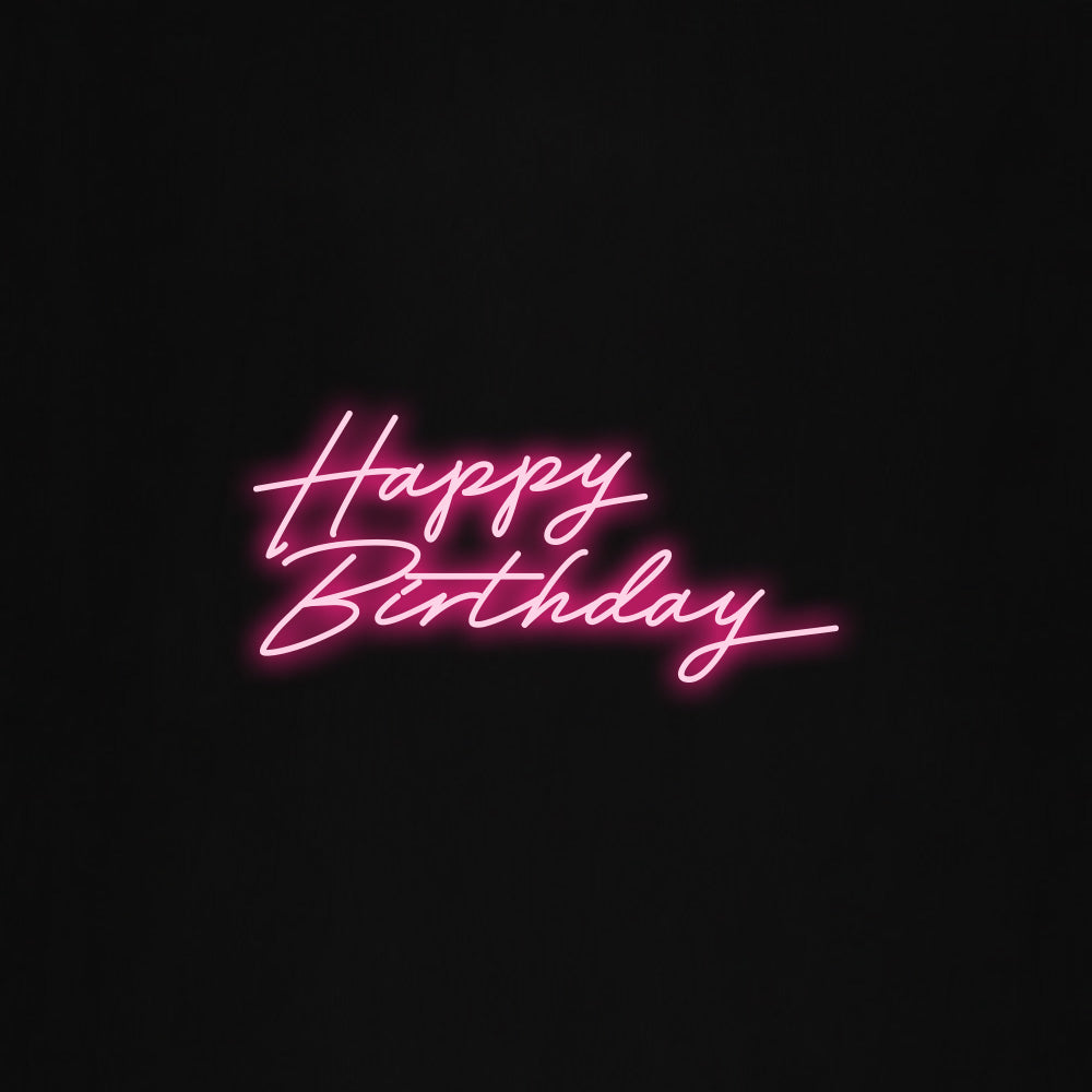 happy birthday  LED Neon Sign