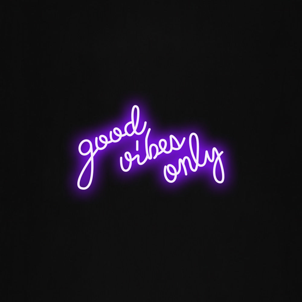 good vibes only LED Neon Sign