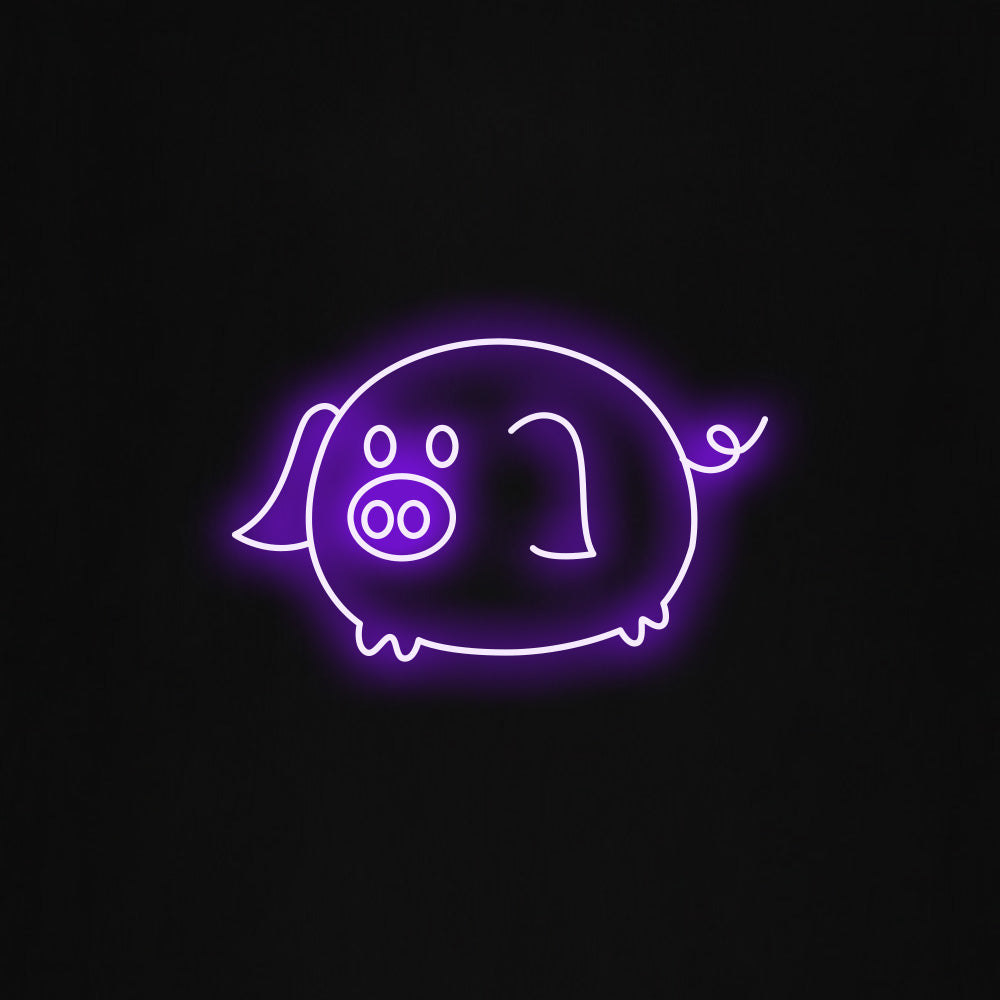 Pig LED Neon Sign