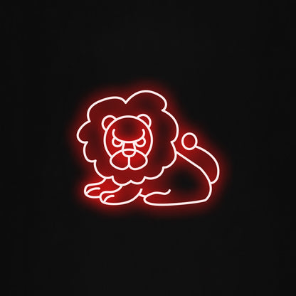 Lion  LED Neon Sign