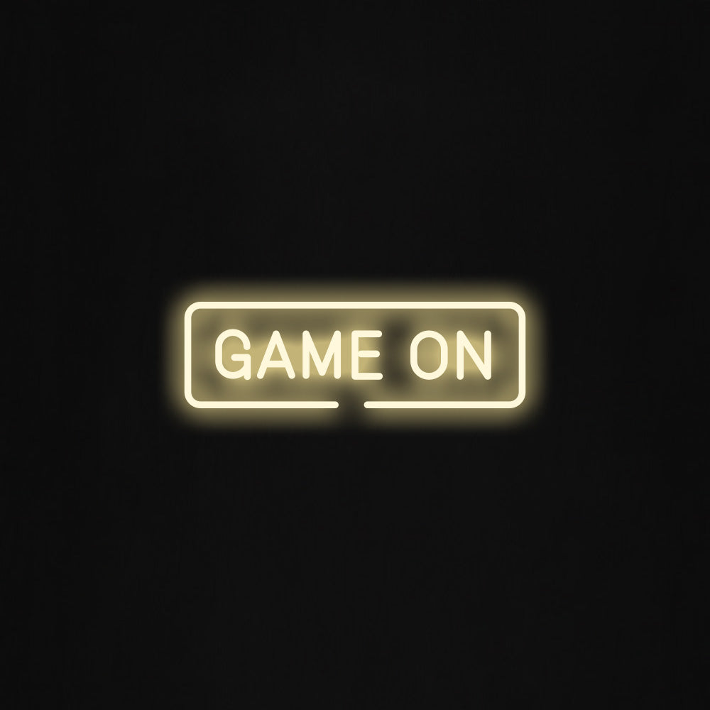GAME ON LED Neon Sign