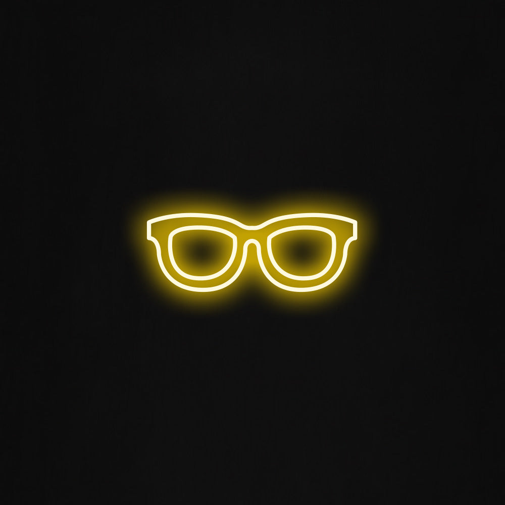 glasses LED Neon Sign